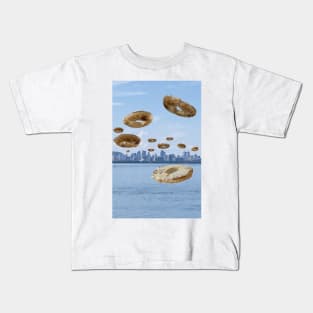 Montreal cream cheese bagel invasion Kids T-Shirt